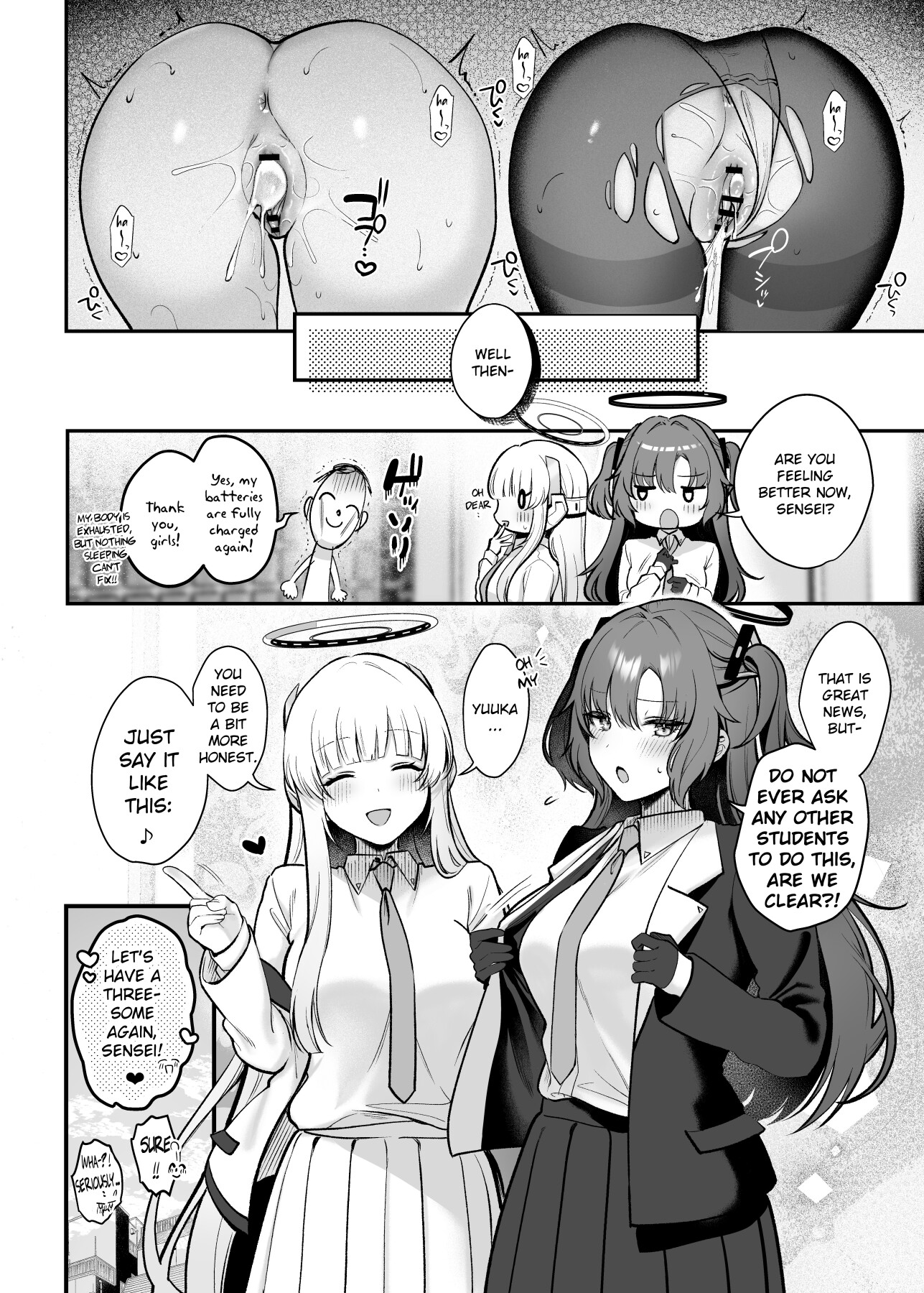 Hentai Manga Comic-With Yuuka and Noa to My Heart's Content-Read-31